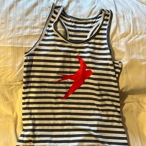 Oiselle stripped tank top. Size medium.